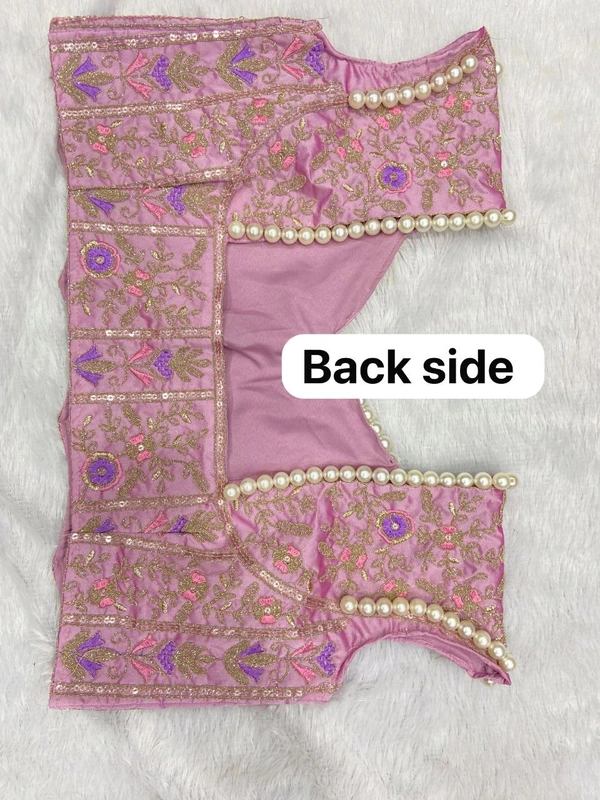 Prayosha Premium Kasturi Silk Embroidered Lehenga Choli with Hand Pearl & Sequins Work - XXL