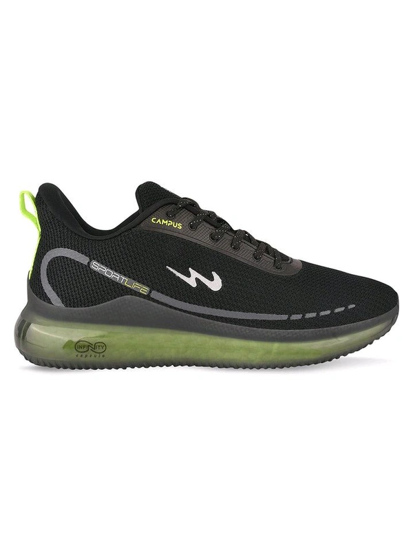 Campus Sensor Black Men's Running Shoes  - UK8