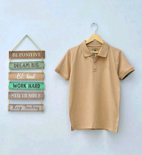 Burberry SAP Matty Cotton Polo T-Shirt with Zip Chain – Half Sleeve - XXL, Being