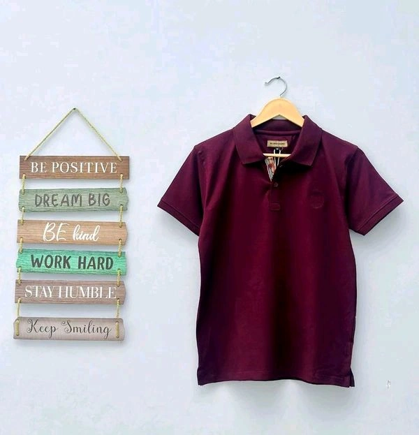 Neha Collection Burberry SAP Matty Premium Half Sleeve T-Shirt  - XL, Maroon