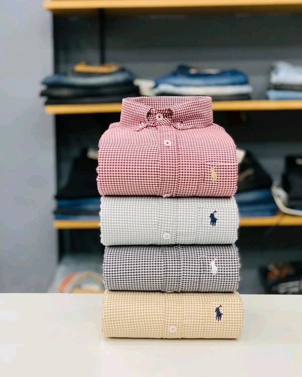 Unit's  Regular Fit Checkd Formal Shirt (Pack Of 4) - XL