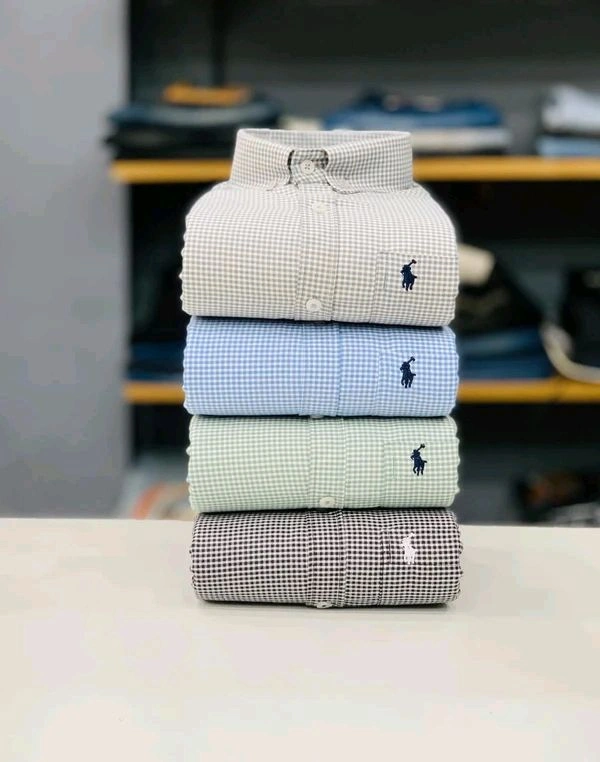 Unit's  Shirt Regular Fit Checkd Formal Shirt (Pack Of 4) - XL