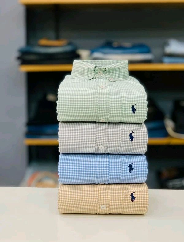 Unit's  Shirt Regular Fit Checkd Formal Shirt (Pack Of 4) - M