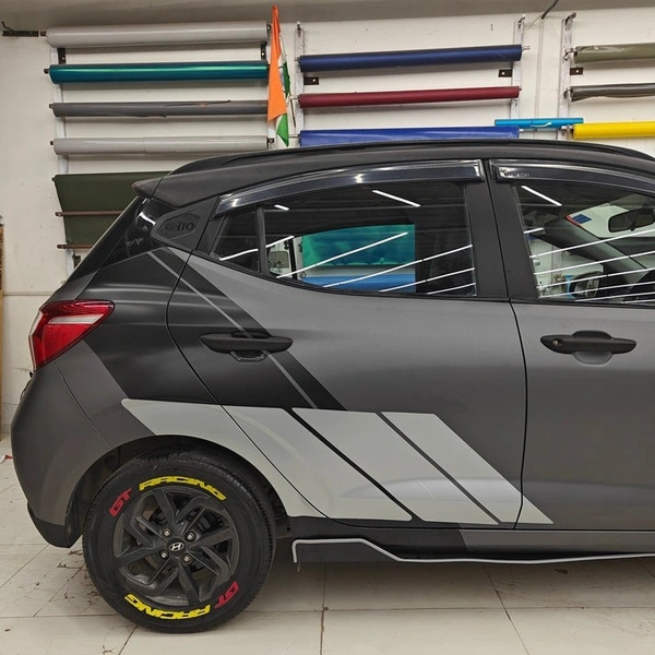 Abstract Side Car Graphics Compatible for all cars (Both Side)