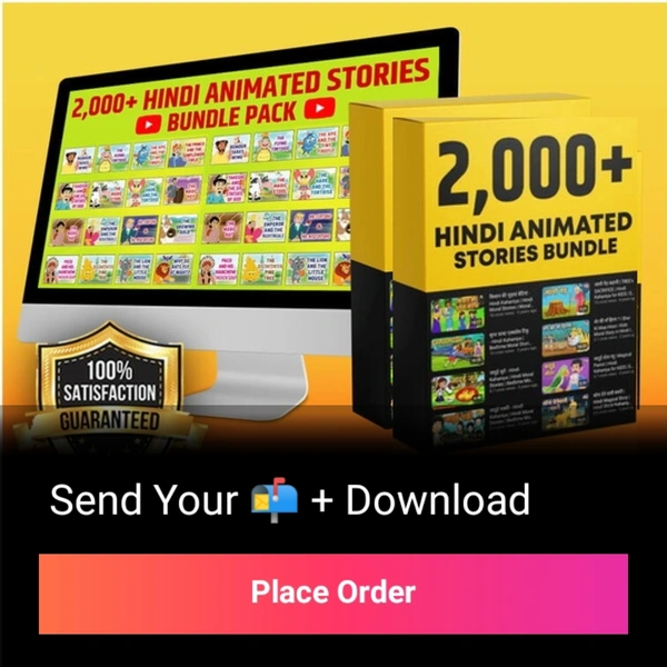 Cartoon Bundle CARTOON VIDEO 2,000 + HINDI ANIMATED STORIES ☑ BUNDLE PACK  