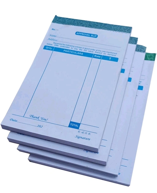 Babla Banna  RTC Approval Slip / Estimate Approval Slip /Estimate 80 Pages pack of 1 Pcs 80-Part Approval Slip (1 Sets, Approval Slip, Estimate Approval Slip, Estimate) - Periwinkle