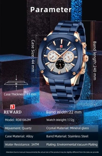 REWARD MILITARY MALE ORIGINAL WATCH 🧿