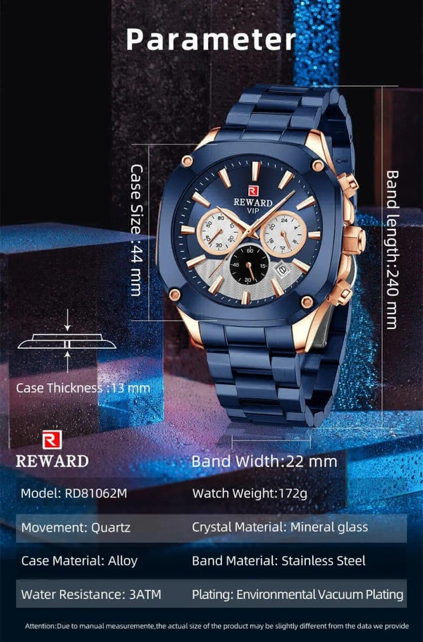 REWARD MILITARY MALE ORIGINAL WATCH 🧿