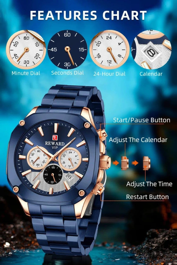 REWARD MILITARY MALE ORIGINAL WATCH 🧿