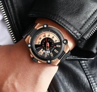 CURREN Chronograph Analogue Watch Black / Gold