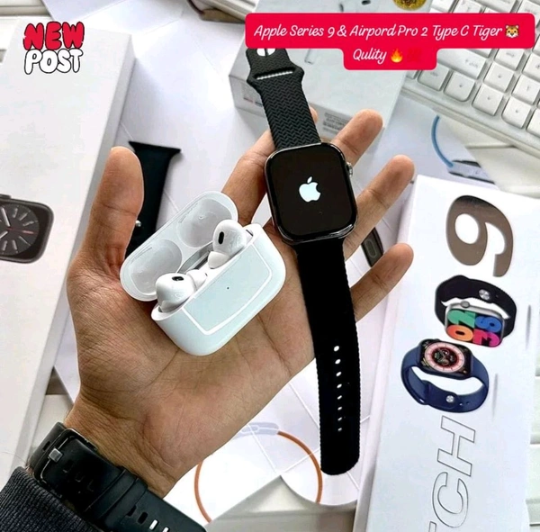 SERIES - 10 With LOGO ➕ AIRPODS PRO 2 COMBO 