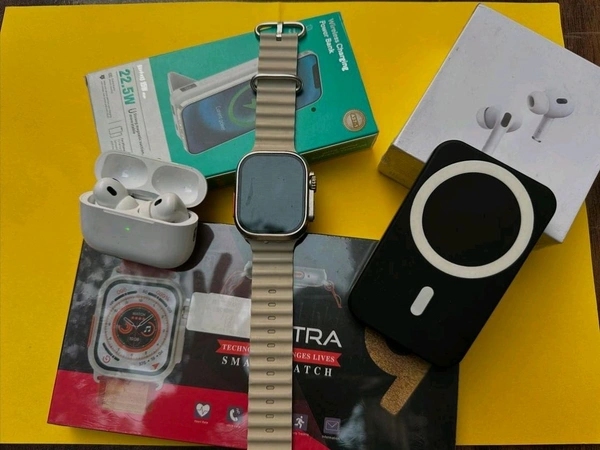 Ultra Watch ➕  Airpods Pro 2nd Gen ➕ Magsafe 5000MAH