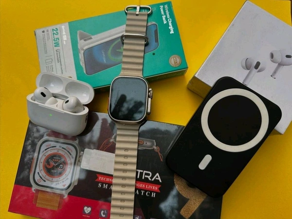 Ultra Watch ➕  Airpods Pro 2nd Gen ➕ Magsafe 5000MAH