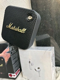 Marshall Wellen Handy Speaker + Free Airpods✨✨