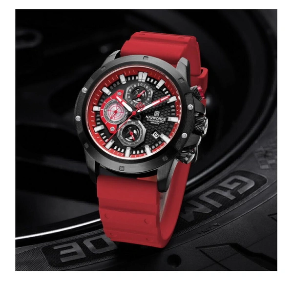 NAVIFORCE SPORTS RED MEN ORIGINAL WATCH