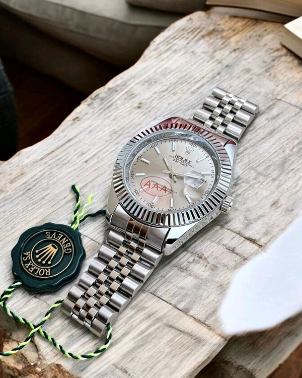 ROLEX OYSTER PERPETUAL - SILVER GRAY DIAL - WITH ORIGINAL BOX