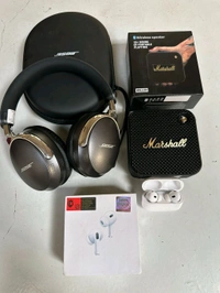 Bose HEADPHONES  ➕  Carry Bag ➕ Airpods  ➕ Speaker🛍️✨🤩