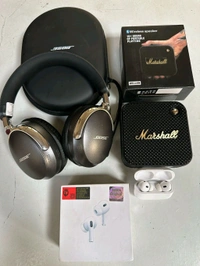 Bose HEADPHONES  ➕  Carry Bag ➕ Airpods  ➕ Speaker🛍️✨🤩