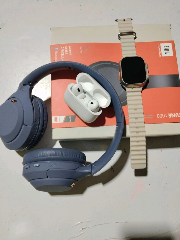 J8L HEADPHONES ➕ AIRPODS PR0 ➕ Ultra WATCH