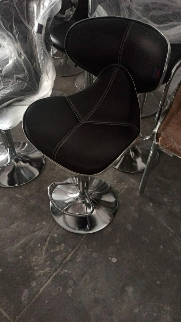 RECEPTION COUNTER STOOL - BLACK