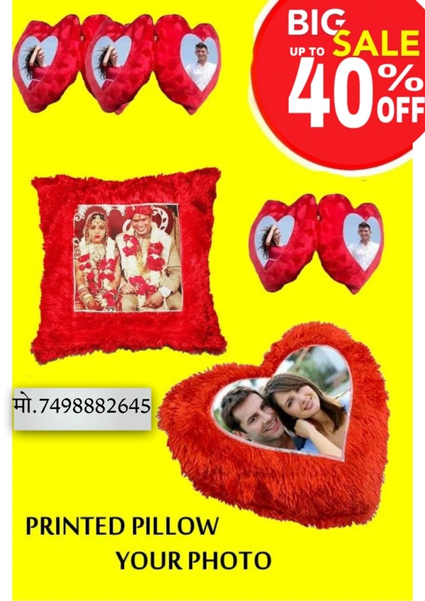 Your photo in Pillow