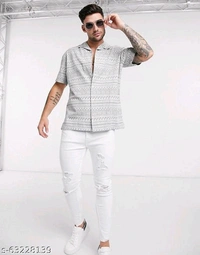 Pretty Glamorous Men Shirts*Fabric: RayonSleeve Length: Short SleevesPattern: Product DependentNet Quantity (N): 1Sizes:S (Chest Size: 36 in, Length Size: 28.5 in) M (Chest Size: 38 in, Length Size: 29 in) L (Chest Size: 40 in, Length Size: 29.5 in) XL (Chest Size: 42 in, Length Size: 30 in) XXL (Chest Size: 44 in, Length Size: 30.5 in) Dispatch: 1 Day*Proof of Safe D