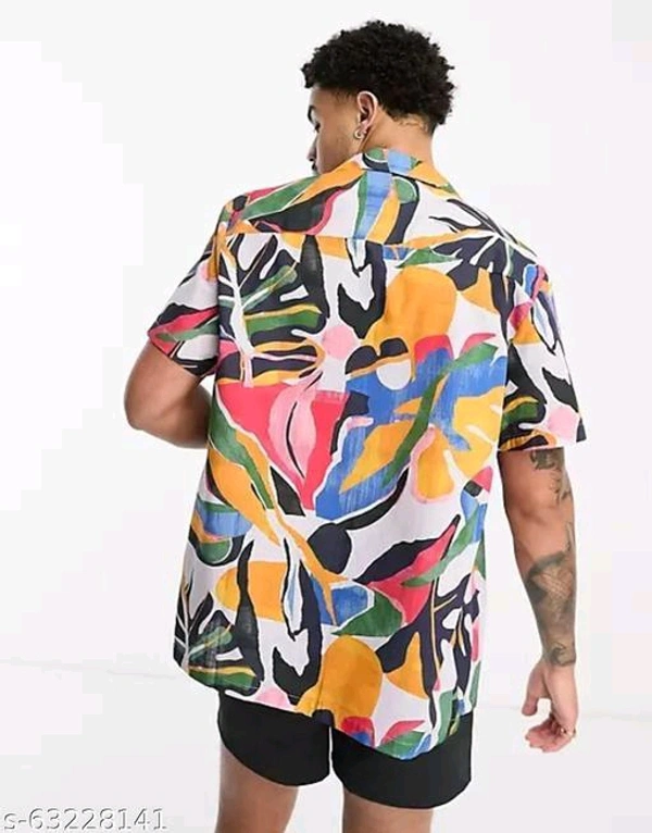 Pretty Glamorous Men Shirts*Fabric: RayonSleeve Length: Short SleevesPattern: Product DependentNet Quantity (N): 1Sizes:S (Chest Size: 36 in, Length Size: 28.5 in) M (Chest Size: 38 in, Length Size: 29 in) L (Chest Size: 40 in, Length Size: 29.5 in) XL (Chest Size: 42 in, Length Size: 30 in) XXL (Chest Size: 44 in, Length Size: 30.5 in) Dispatch: 1 Day*Proof of Safe D
