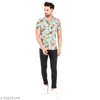 Pretty Glamorous Men Shirts*Fabric: RayonSleeve Length: Short SleevesPattern: Product DependentNet Quantity (N): 1Sizes:S (Chest Size: 36 in, Length Size: 28.5 in) M (Chest Size: 38 in, Length Size: 29 in) L (Chest Size: 40 in, Length Size: 29.5 in) XL (Chest Size: 42 in, Length Size: 30 in) XXL (Chest Size: 44 in, Length Size: 30.5 in) Dispatch: 1 Day*Proof of Safe D