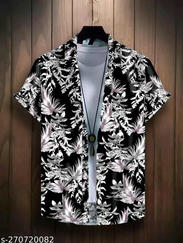 Classy Retro Men Shirts*Fabric: LycraSleeve Length: Short SleevesPattern: PrintedNet Quantity (N): 1Sizes:S (Chest Size: 38 in, Length Size: 27.5 in) M (Chest Size: 40 in, Length Size: 28 in) L (Chest Size: 42 in, Length Size: 28.5 in) XL (Chest Size: 44 in, Length Size: 29 in) Dispatch: 1 Day*Proof of Safe Delivery! Click to know on Safety Standards of Delivery Partn