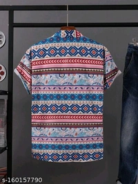 Classy Modern Men Shirts*Fabric: LycraSleeve Length: Short SleevesPattern: Product DependentNet Quantity (N): 1Sizes:S (Chest Size: 38 in, Length Size: 28 in) M (Chest Size: 40 in, Length Size: 28.5 in) L (Chest Size: 42 in, Length Size: 29 in) XL (Chest Size: 44 in, Length Size: 30 in) Dispatch: 1 Day*Proof of Safe Delivery! Click to know on Safety Standards of Deliv