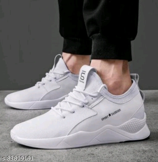 Modern Attractive Men Sports Shoes* Material: Mesh Sole Material:  Fastening & Back Detail: Lace-Up Pattern: Solid Multipack: 1 Sizes:  IND-7, IND-10, IND-6, IND-9, IND-8 Dispatch: 2-3 Days Easy Returns Available In Case Of Any Issue*Proof of Safe Delivery! Click to know on Safety Standards of Delivery Partners- https://ltl.sh/y_nZrAV3