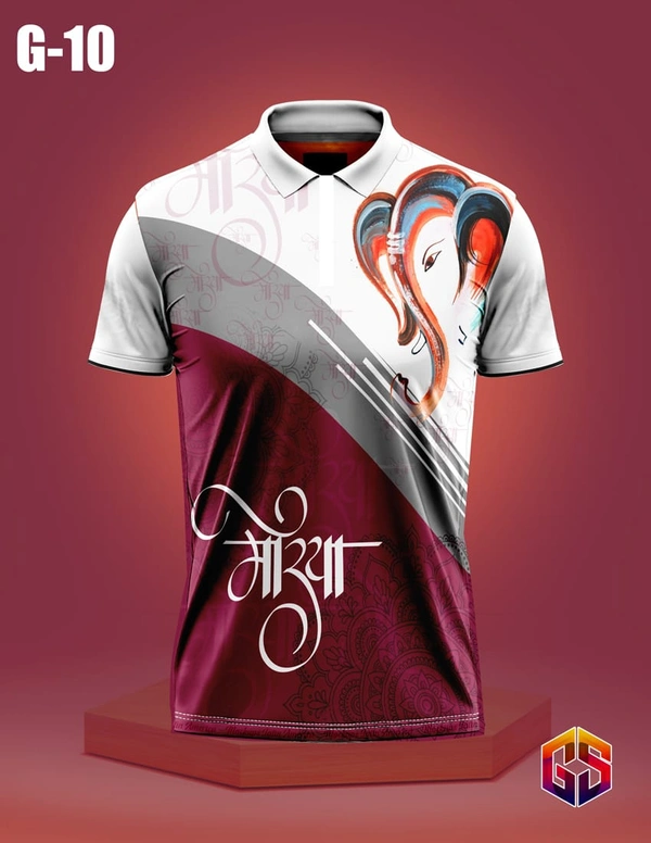 Printed Ganesh t-shirts S11 - L