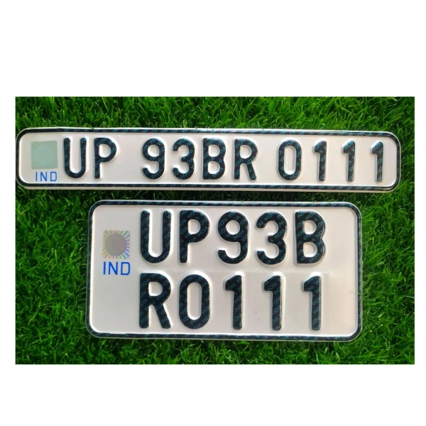 Bike IND Number Plate - BIKE, Only Back Side