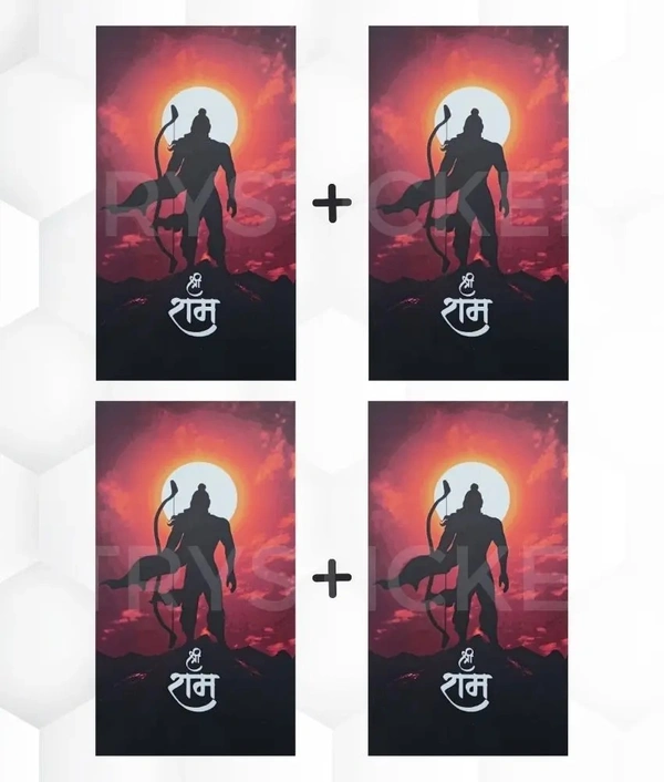 Shree Ram Mobile Skin ( Premium Mobile Skins )  - 1 Piece