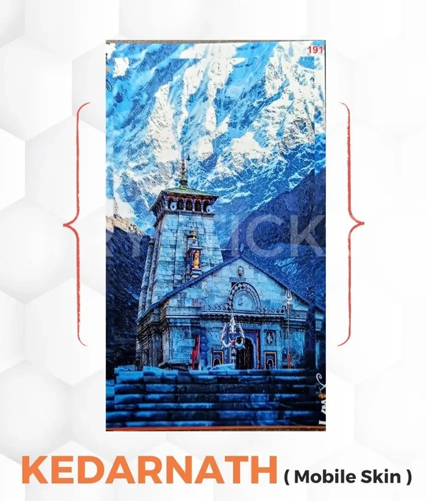 Kedarnath Mobile Skin ( Premium Mobile Skins )   - 2 Piece