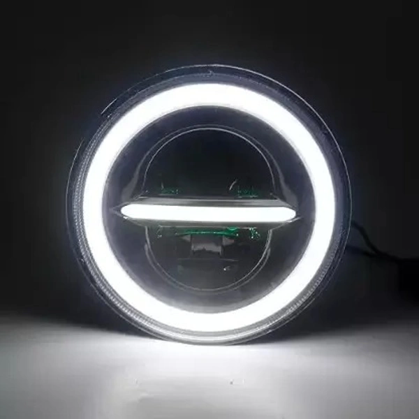 LED Headlight for Royal Enfield, Mahindra Bullet 350, Bullet Electra, Bullet Trials 350, Bullet Trials 500, Thar - Local