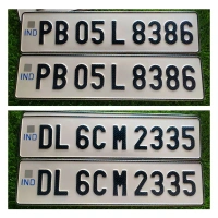 Car IND Number Plate - CAR, Only Front Side