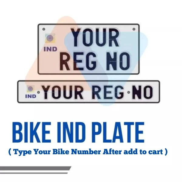 Bike IND Number Plate