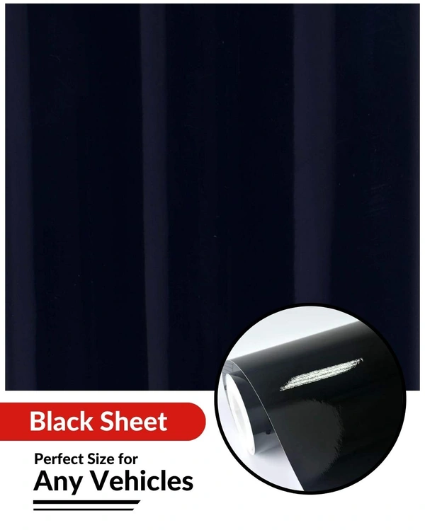Black Sheet for Modification of Bike & Car Vinyl Radium Sticker ( 96inch*24inch )