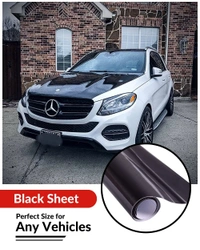 Black Sheet for Modification of Bike & Car Vinyl Radium Sticker ( 96inch*24inch )
