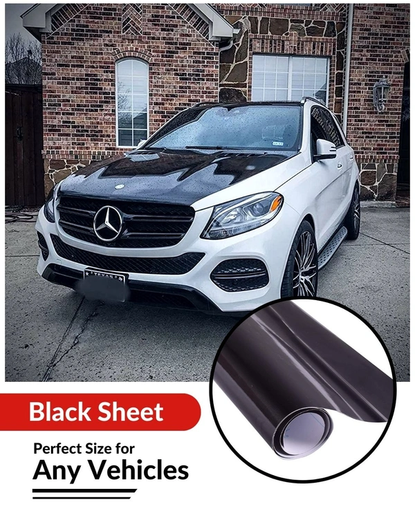 Black Sheet for Modification of Bike & Car Vinyl Radium Sticker ( 96inch*24inch )