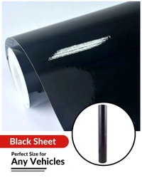 Black Sheet for Modification of Bike & Car Vinyl Radium Sticker ( 96inch*24inch )