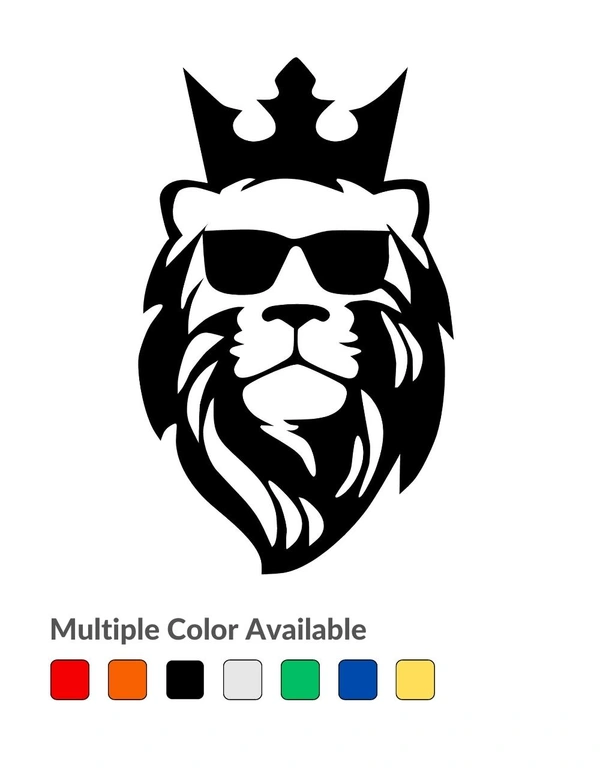 Bullet Monkey with Glass Stylish Creative Vinyl Radium Sticker - White