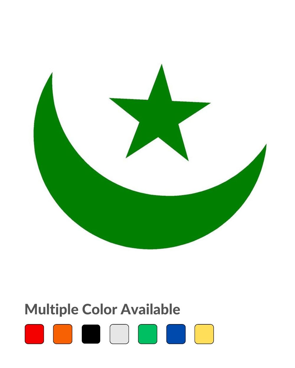 Crescent Moon And Star Icon Islamic Symbol Vector Illustration Stock  Illustration - Download Image Now - iStock
