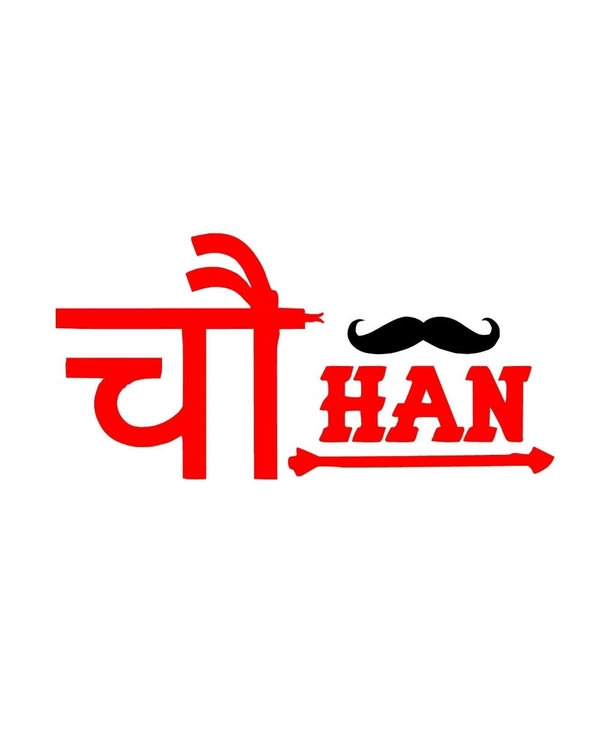 Chauhan Creative Vinyl Radium Sticker / Mahadev ( Red - Black ) - 15cm X 15cm