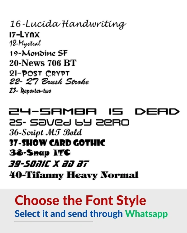 Name Stylish Creative Vinyl Radium Sticker - 10cm X 3cm ( Max.5 Character), Black