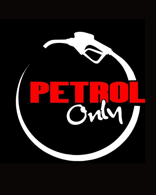 Petrol Stylish Creative Vinyl Radium Sticker - 11cm X 7cm
