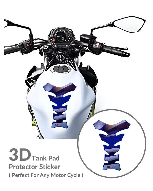 Try Sticker Bike Tank Pad Protector Sticker 3D ( Epoxy Material )