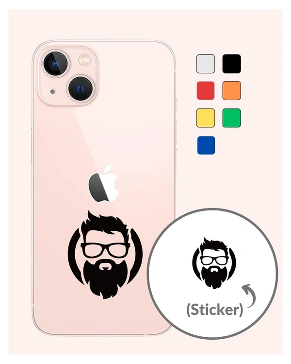 Try Sticker Mobile Creative Vinyl Radium Sticker ( Multiple Color) - 5cm X 6cm ( Pack of 1 ), Green
