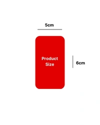 Try Sticker Mobile Creative Vinyl Radium Sticker ( Multiple Color) - 5cm X 6cm ( Pack of 1 ), White